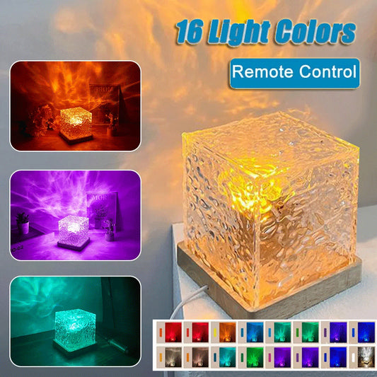 16 Colors LED Water Ripple Ambient Night Light